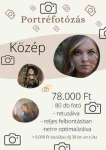 portréfotózás