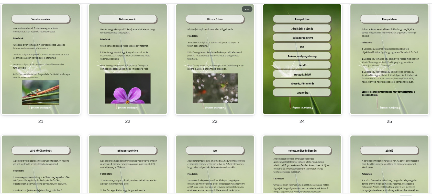 természetfotós ebook 9 természetfotós ebook
